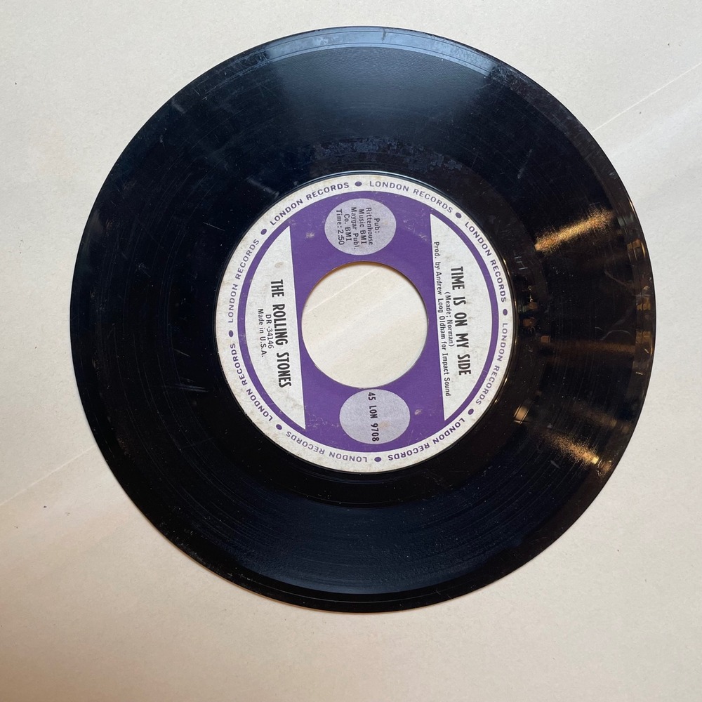 The Rolling Stones - Time Is On My Side 45 RPM Vinyl Record London Records